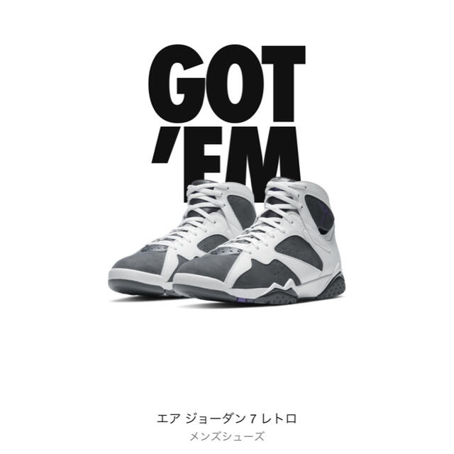 NIKE(ナイキ)のエアジョーダン7 Flint  26.5㎝ メンズの靴/シューズ(スニーカー)の商品写真