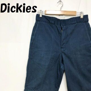 ディッキーズ(Dickies)の【人気】ディッキーズ USA製 ハーフパンツ ブルー サイズ30×32(ショートパンツ)