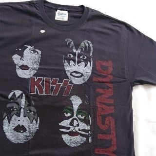 ヘインズ(Hanes)のKISS バンドTシャツ  ヘインズタグ ©️2007 デッドストック Lサイズ(Tシャツ/カットソー(半袖/袖なし))