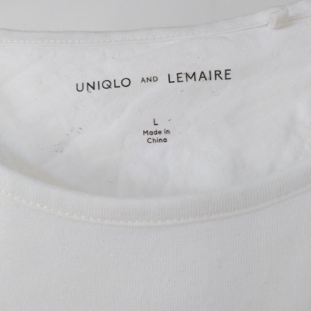 UNIQLO(ユニクロ)の【即日発送】UNIQLO×Lemaire　Tシャツ　白 メンズのトップス(Tシャツ/カットソー(半袖/袖なし))の商品写真
