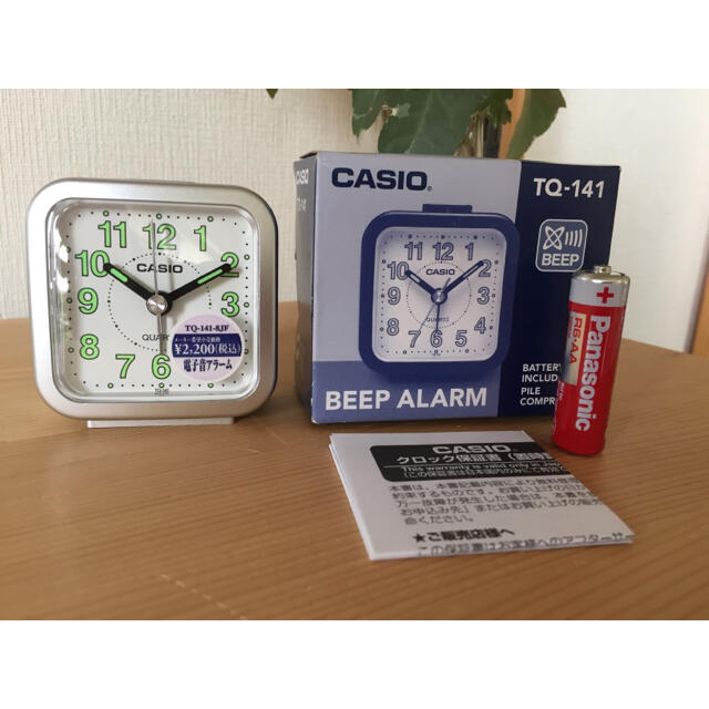 CASIO(カシオ)のCASIO(カシオ) 目覚まし時計 アナログ トラベルクロック TQ-141 インテリア/住まい/日用品のインテリア小物(置時計)の商品写真