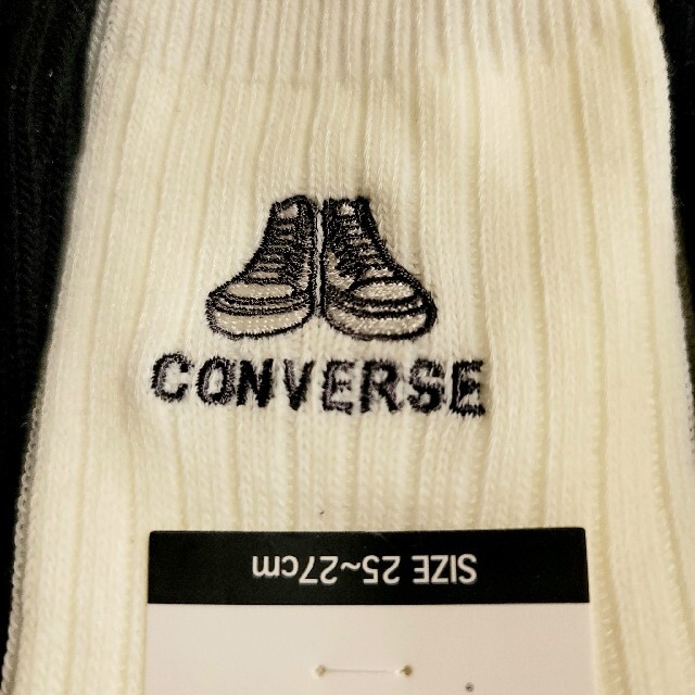 CONVERSE(コンバース)の◆新品 コンバース CONVERSE ショート丈 3P 25～27cm メンズのレッグウェア(ソックス)の商品写真