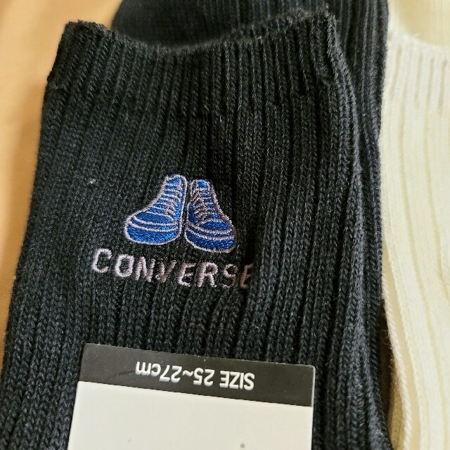 CONVERSE(コンバース)の◆新品 コンバース CONVERSE ショート丈 3P 25～27cm メンズのレッグウェア(ソックス)の商品写真