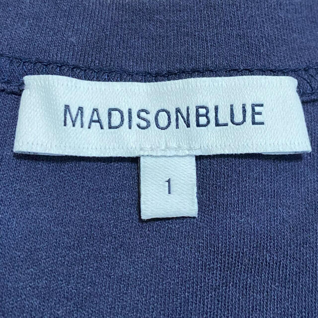 MADISONBLUE(マディソンブルー)の【MADISON BLUEマディソンブルー】ノースリーブTシャツ/ネイビー/01 レディースのトップス(Tシャツ(半袖/袖なし))の商品写真