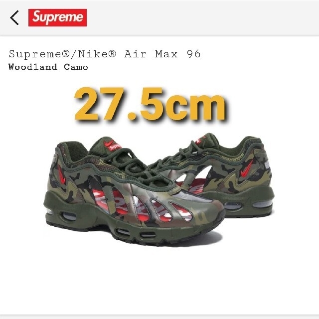 Supreme Nike Air Max 96 Camo