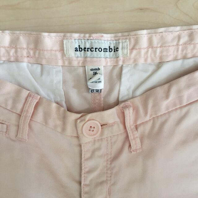 Abercrombie&Fitch(アバクロンビーアンドフィッチ)のアバクロンビー　ショートパンツ　ピンク　Sサイズ レディースのパンツ(ショートパンツ)の商品写真