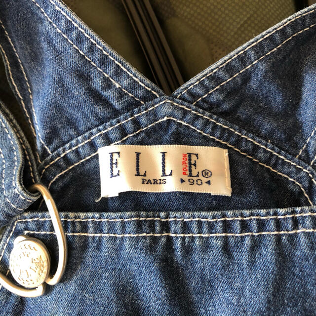 ELLE(エル)のELLE ベビー　90㎝　デニムオーバーオール キッズ/ベビー/マタニティのキッズ服男の子用(90cm~)(その他)の商品写真