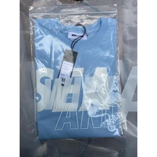 シー(SEA)のwind and sea l/s ロンt tee シャツ Lサイズ　水色(Tシャツ/カットソー(七分/長袖))