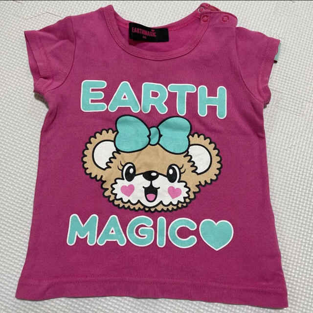 EARTHMAGIC(アースマジック)のアースマジック　Tシャツ　90 キッズ/ベビー/マタニティのキッズ服女の子用(90cm~)(Tシャツ/カットソー)の商品写真