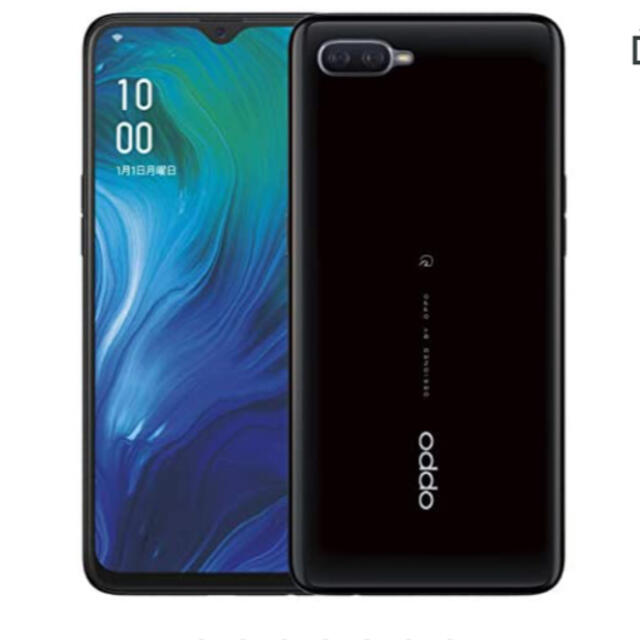 OPPO(オッポ)のOPPO Reno A ブラック  128GB CPH1983 スマホ/家電/カメラのスマートフォン/携帯電話(スマートフォン本体)の商品写真