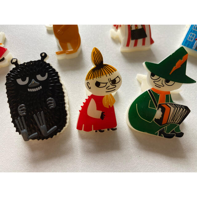 ムーミン　クリップ7個セット エンタメ/ホビーのおもちゃ/ぬいぐるみ(キャラクターグッズ)の商品写真