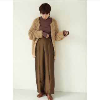 トゥデイフル(TODAYFUL)のSatin Jacquard Trousers(カジュアルパンツ)