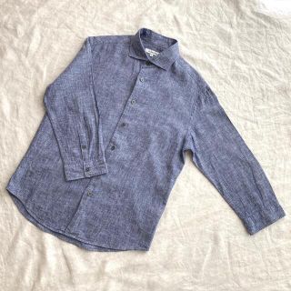 グローバルワーク(GLOBAL WORK)のGLOBAL WORK【MENS   綿麻 七分袖シャツ】S size(シャツ)