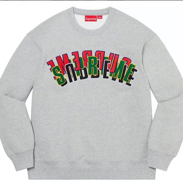 メンズsupreme Stacked crewneck