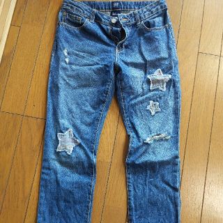 ギャップキッズ(GAP Kids)のGAP  デニムパンツ ダメージ　10Regular(パンツ/スパッツ)