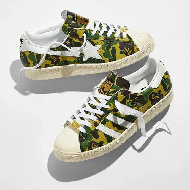 BAPE ADIDAS SUPERSTAR 80S BAPE CAMO 29cm