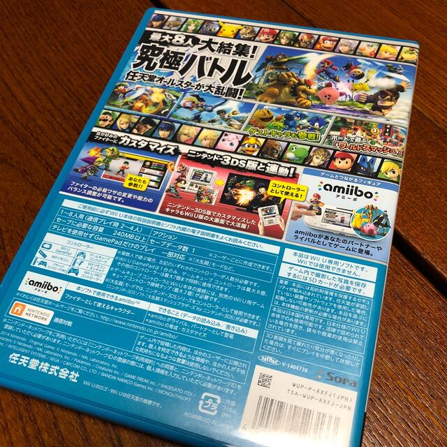 Wii U(ウィーユー)の大乱闘スマッシュブラザーズ for Wii U Wii U エンタメ/ホビーのゲームソフト/ゲーム機本体(家庭用ゲームソフト)の商品写真