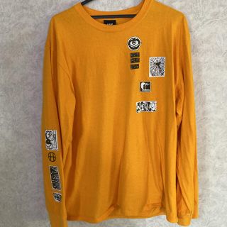 ハフ(HUF)のHUF MASTERS L/S TEE エレクトリックオレンジ ロンT(Tシャツ/カットソー(七分/長袖))