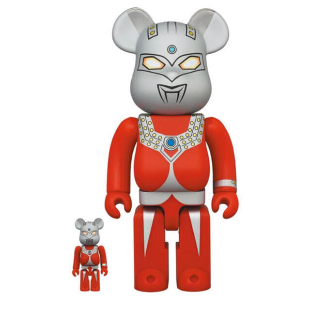 MEDICOM TOY(メディコムトイ)のBE@RBRICK ウルトラマンタロウ 100％ & 400％　ウルトラマン エンタメ/ホビーのフィギュア(その他)の商品写真