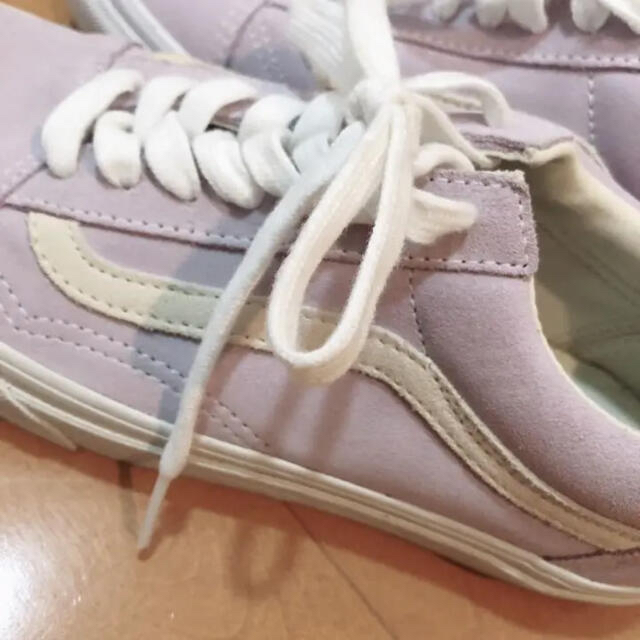 vans スニーカー　パープル