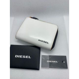 ディーゼル(DIESEL)の新品 未使用 DIESEL ディーゼル L型ミニ財布 ホワイト(折り財布)