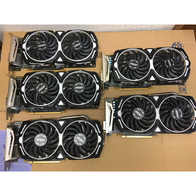 RX470 RADEON MSI miner 5枚セット 4G PCパーツ 【2022春夏新作】