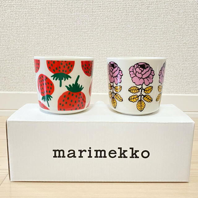 ♡マリメッコ ラテマグ タルフリ ヴィヒキルース マグカップ marimekko