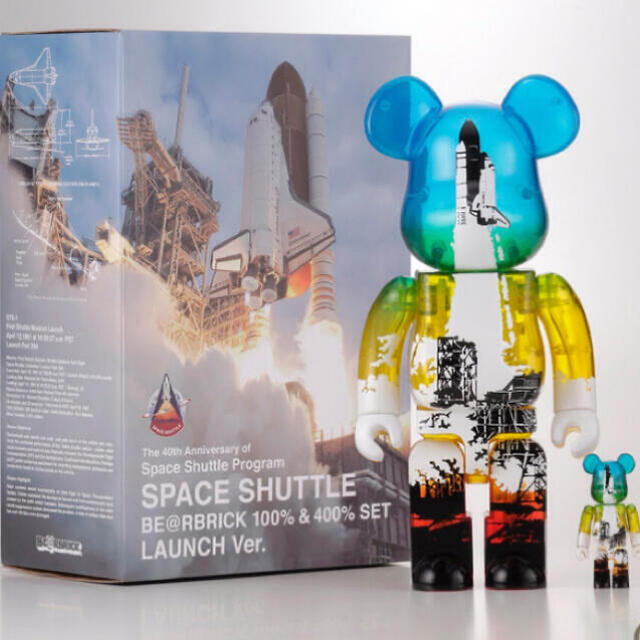 BE@RBRICK SPACE SHUTTLE 100% 400%