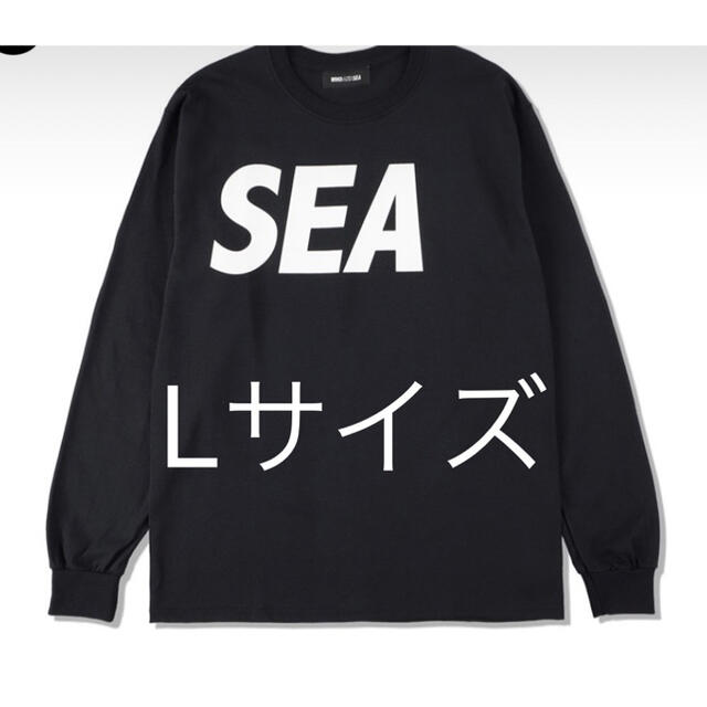 SEA  L/S T-SHIRT / Black-WhiteTシャツ/カットソー(七分/長袖)