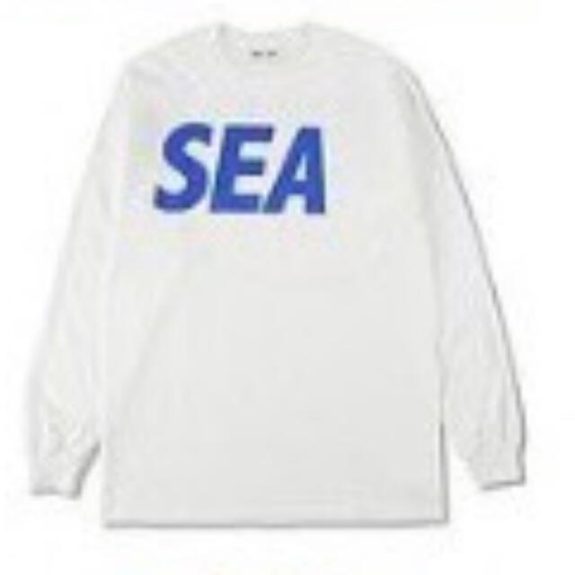 人気 SEA - WIND AND SEA L/S T-SHIRT White-Blue Lの通販 by ペコちゃん's shop｜シーならラクマ 新作在庫