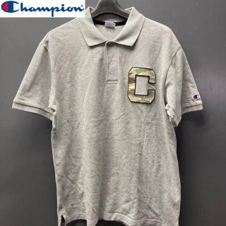 チャンピオン(Champion)の【Champion】(チャンピオン) ビッグ刺繍ポロシャツ 古着(ポロシャツ)