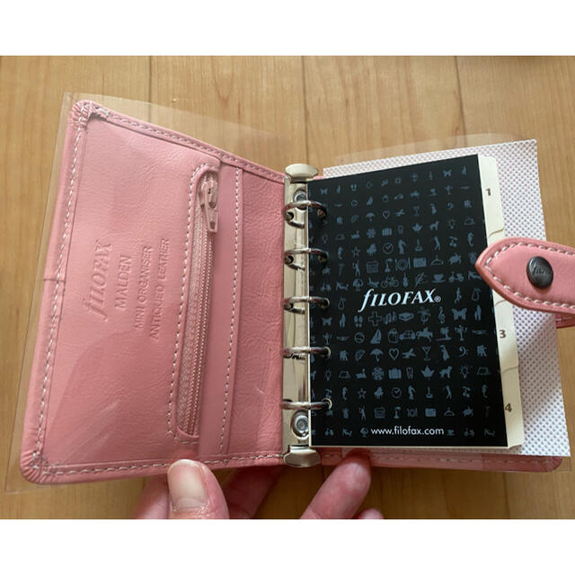 【新品未使用】Filofax マルデン ローズ ミニ5