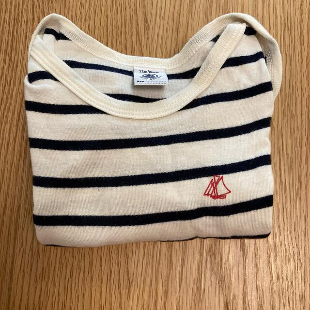 PETIT BATEAU(プチバトー)のロンパース　ベビー　プチバトー キッズ/ベビー/マタニティのベビー服(~85cm)(ロンパース)の商品写真