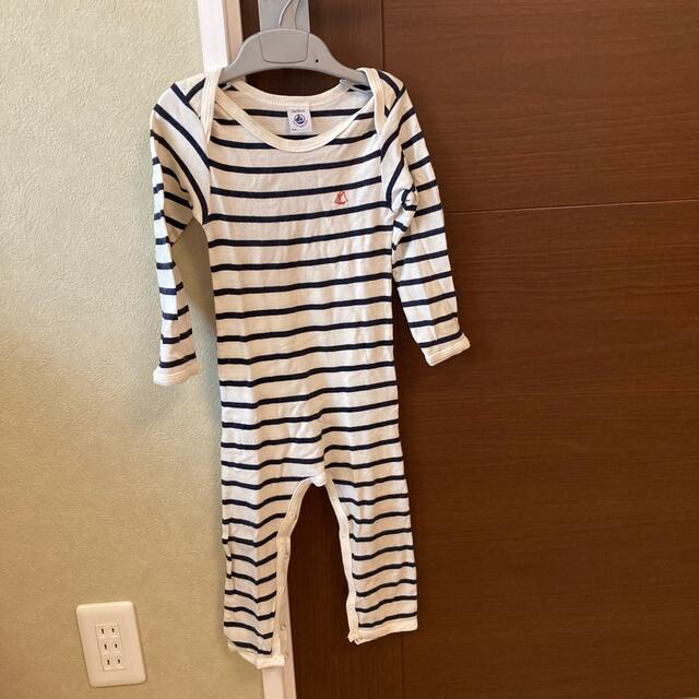 PETIT BATEAU(プチバトー)のロンパース　ベビー　プチバトー キッズ/ベビー/マタニティのベビー服(~85cm)(ロンパース)の商品写真