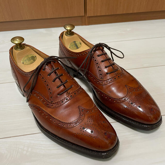 【純正ツリー付】Crockett&Jones Finsbury UK6.5メンズ