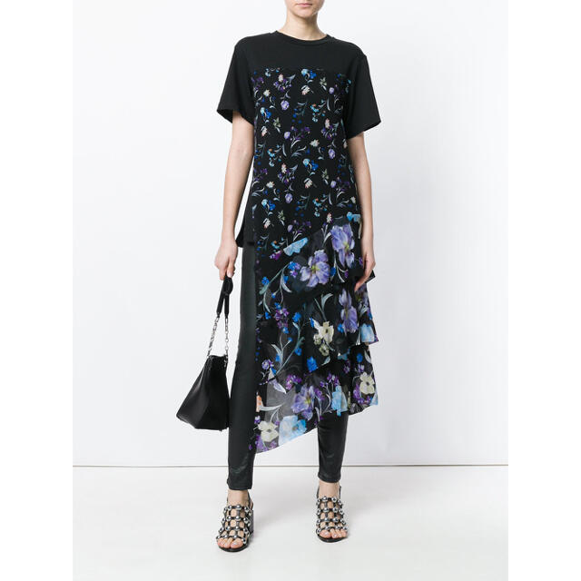 3.1 Phillip Lim(スリーワンフィリップリム)の3.1 Phillip Lim  シフォンデザインTシャツ レディースのトップス(Tシャツ(半袖/袖なし))の商品写真