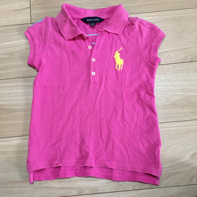 Ralph Lauren(ラルフローレン)のラルフローレン ポロシャツ キッズ　ビッグポニー　110 キッズ/ベビー/マタニティのキッズ服女の子用(90cm~)(Tシャツ/カットソー)の商品写真