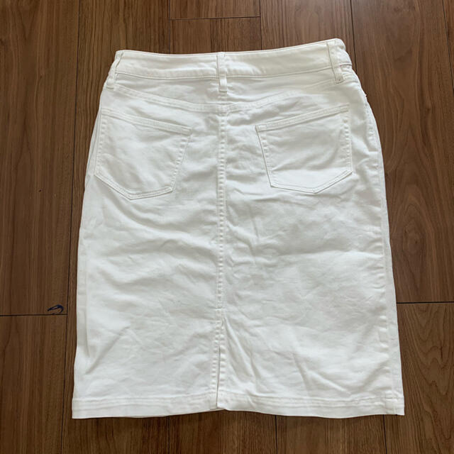 MUJI (無印良品)(ムジルシリョウヒン)のお値下げ  無印良品  デニムスカート   64cm レディースのスカート(ひざ丈スカート)の商品写真