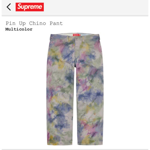 Supreme Pin Up Chino Pant Multicolor