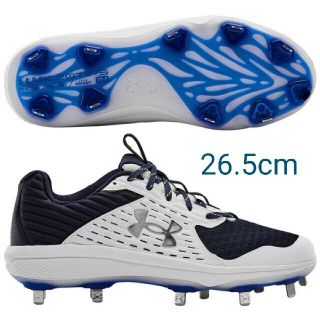 アンダーアーマー(UNDER ARMOUR)の新品未使用 26.5cm 野球 スパイク アンダーアーマー 金具 UAヤード (シューズ)