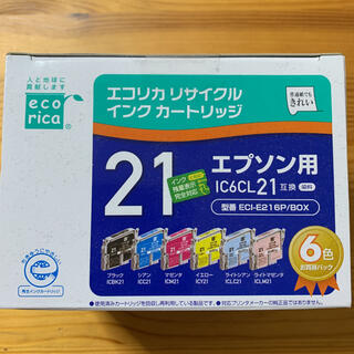 【未使用・未開封】ecorica エコリカ　インクカートリッジ6色パック②(PC周辺機器)