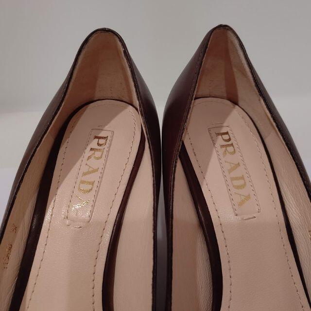 PRADA パンプス ダークブラウン 37(24㎝) 6