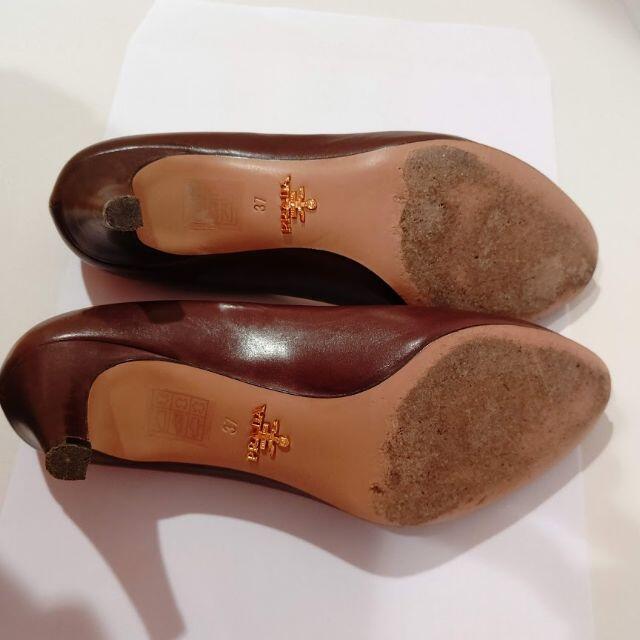 PRADA パンプス ダークブラウン 37(24㎝) 8