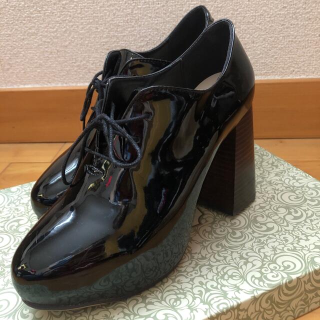 SNIDEL(スナイデル)のsnidel エナメル靴　ヒール10cm 🎶 レディースの靴/シューズ(ハイヒール/パンプス)の商品写真