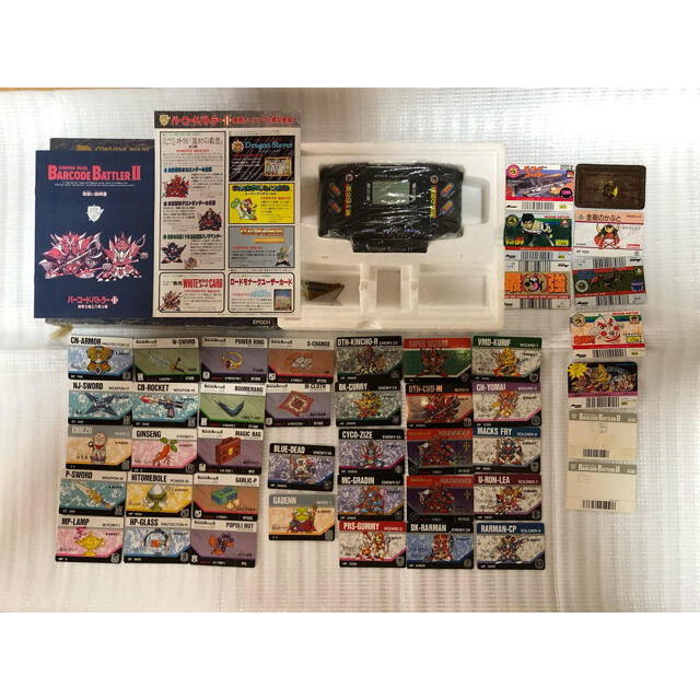 EPOCH(エポック)のバーコードバトラー2本体&カード エンタメ/ホビーのゲームソフト/ゲーム機本体(家庭用ゲーム機本体)の商品写真