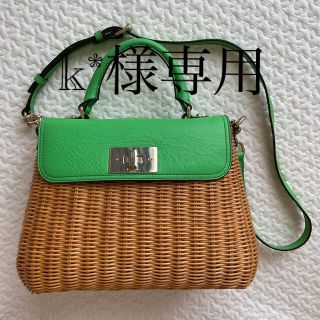 ケイトスペードニューヨーク(kate spade new york)のケイトスペード  カゴバック(かごバッグ/ストローバッグ)