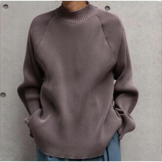 S色stein Oversized Gradation Pleated GREIGE