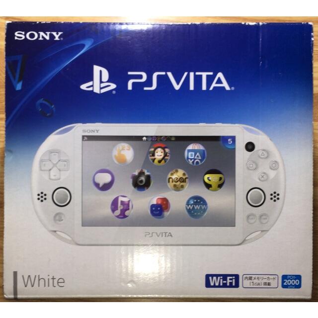 psvita 2000 white携帯用ゲーム機本体