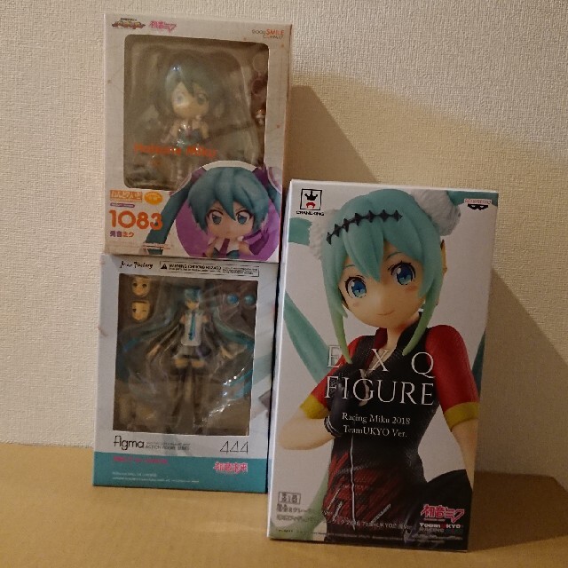 ねんどろいど 初音ミク  figma 初音ミク  EXQ 初音ミク フィギュア