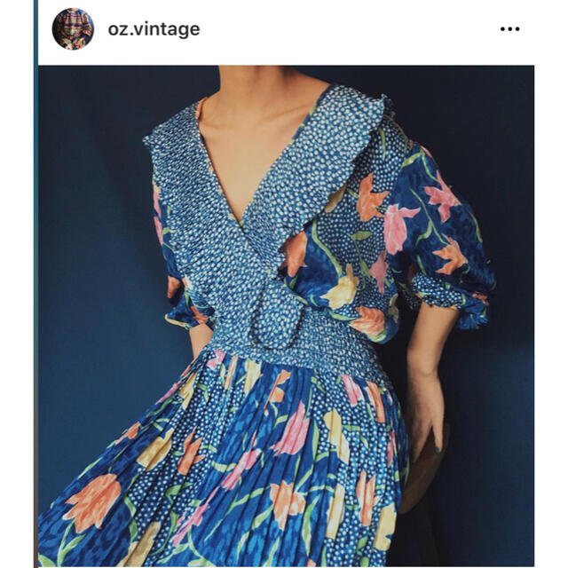 oz vintage ビンテージワンピース レディースのワンピース(ロングワンピース/マキシワンピース)の商品写真